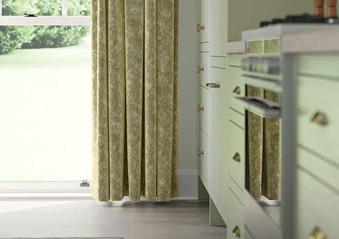 Caen Chenille, Golden Brown - Made to Measure Curtains - Image 5